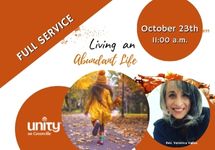 Oct 23 Living An Abundant Life Rev Veronica Valles