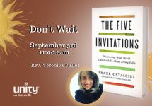Sept 3 Don't Wait Rev. Veronica Valles